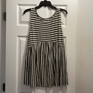 Striped maternity tank